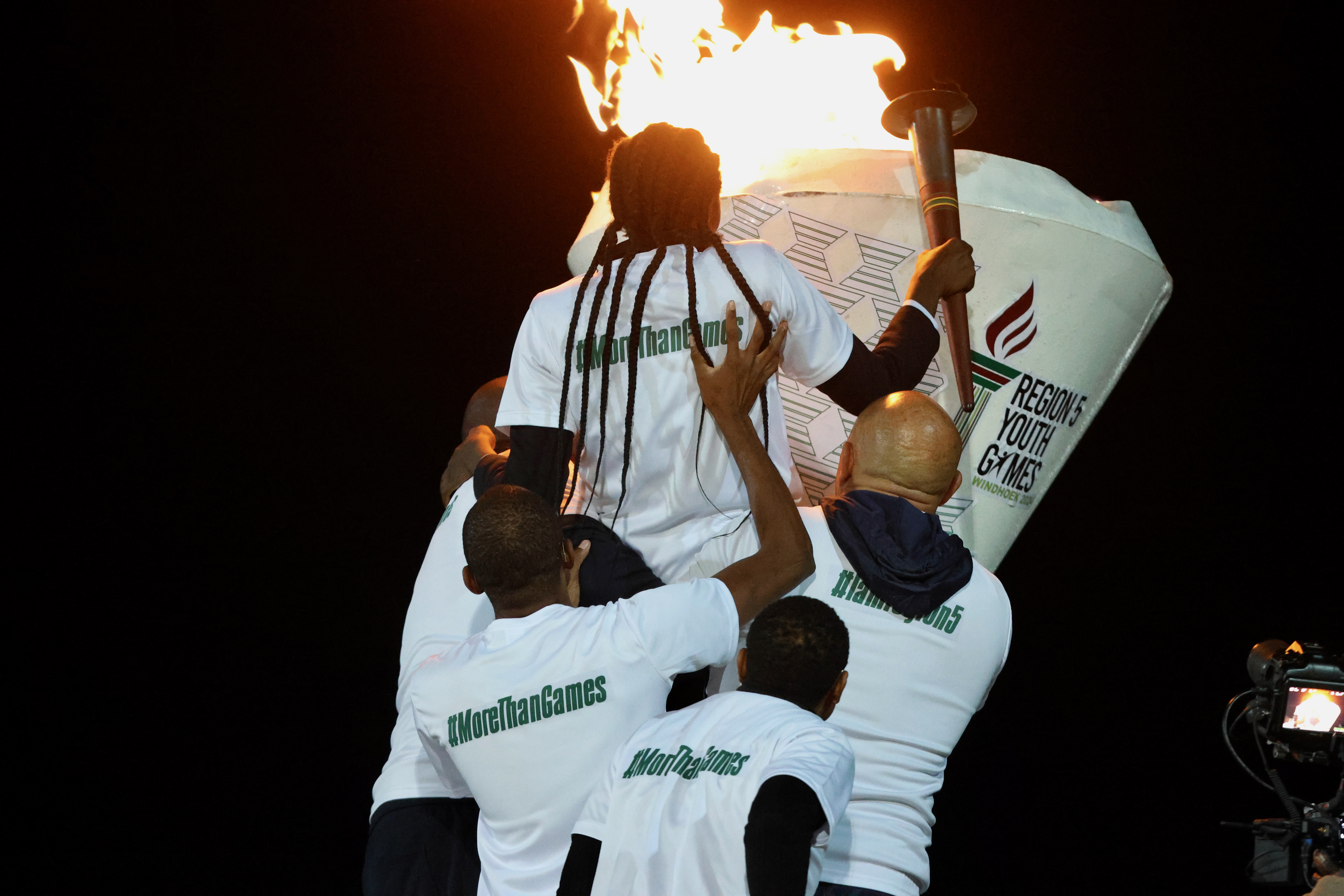 Torch at theAfrica games in Africa Cover Image