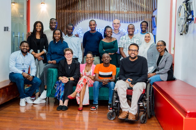 A group photo of Senses Hub team and GDIHub team Cover Image