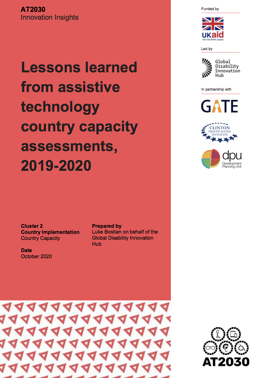 Coverpage of lessons learned report Cover Image