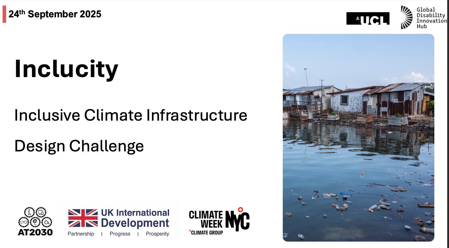 Inclusive Climate Infrastructure: Turning Dialogue into Action  session Cover Image