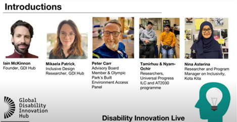 Screenshot of the webinar recording speakers Cover Image