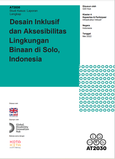 Screen shot of the front cover of the report in Bahasa Indonesia Cover Image