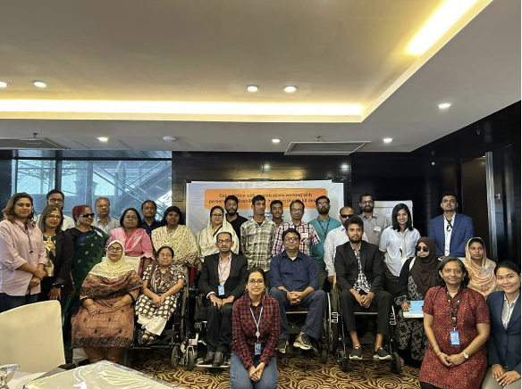 Group photo of UNFPA Staff, OPD representatives and Dr Dilisha Patel from GDI Hub  