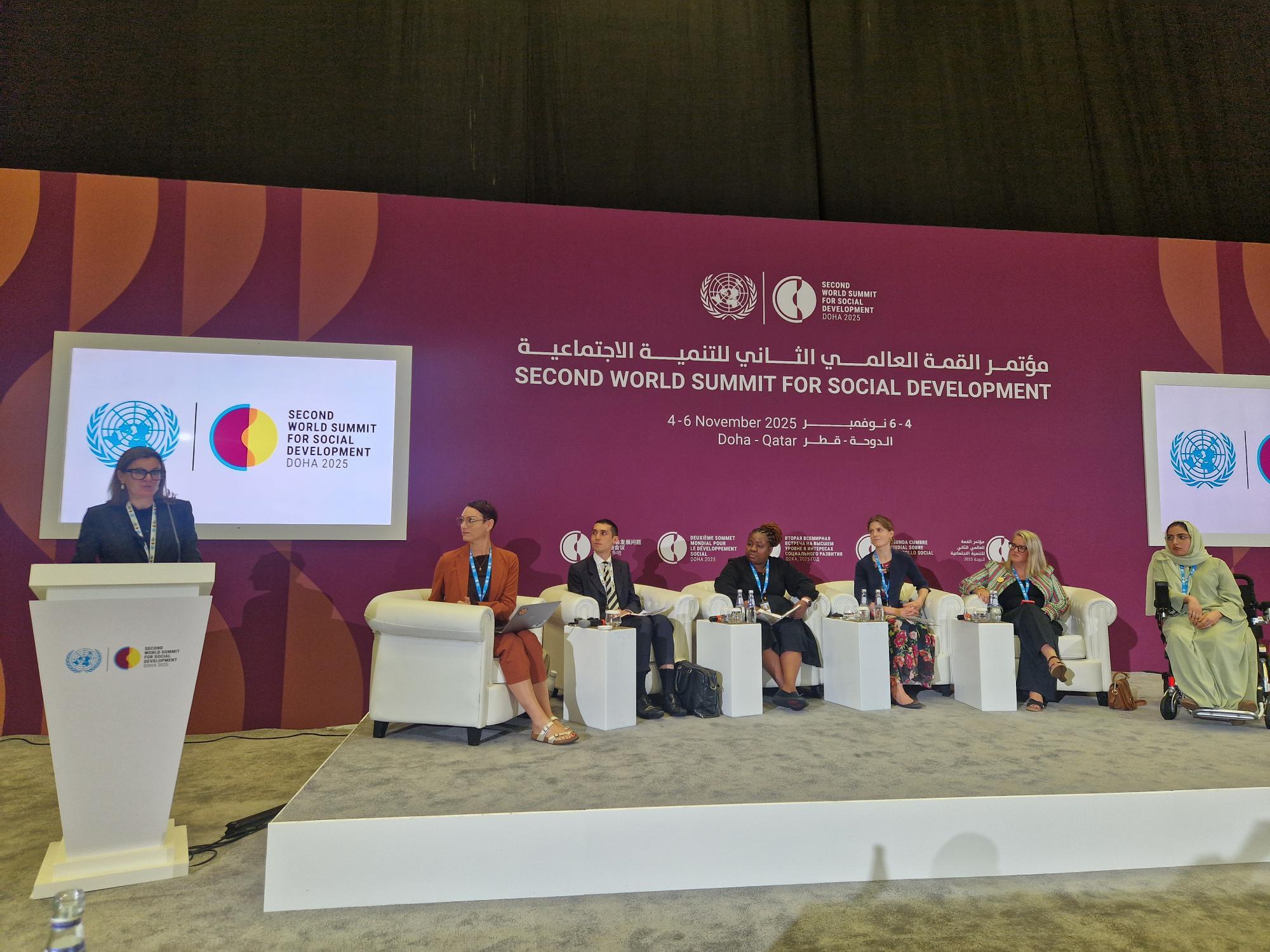 A panel discussion during the session