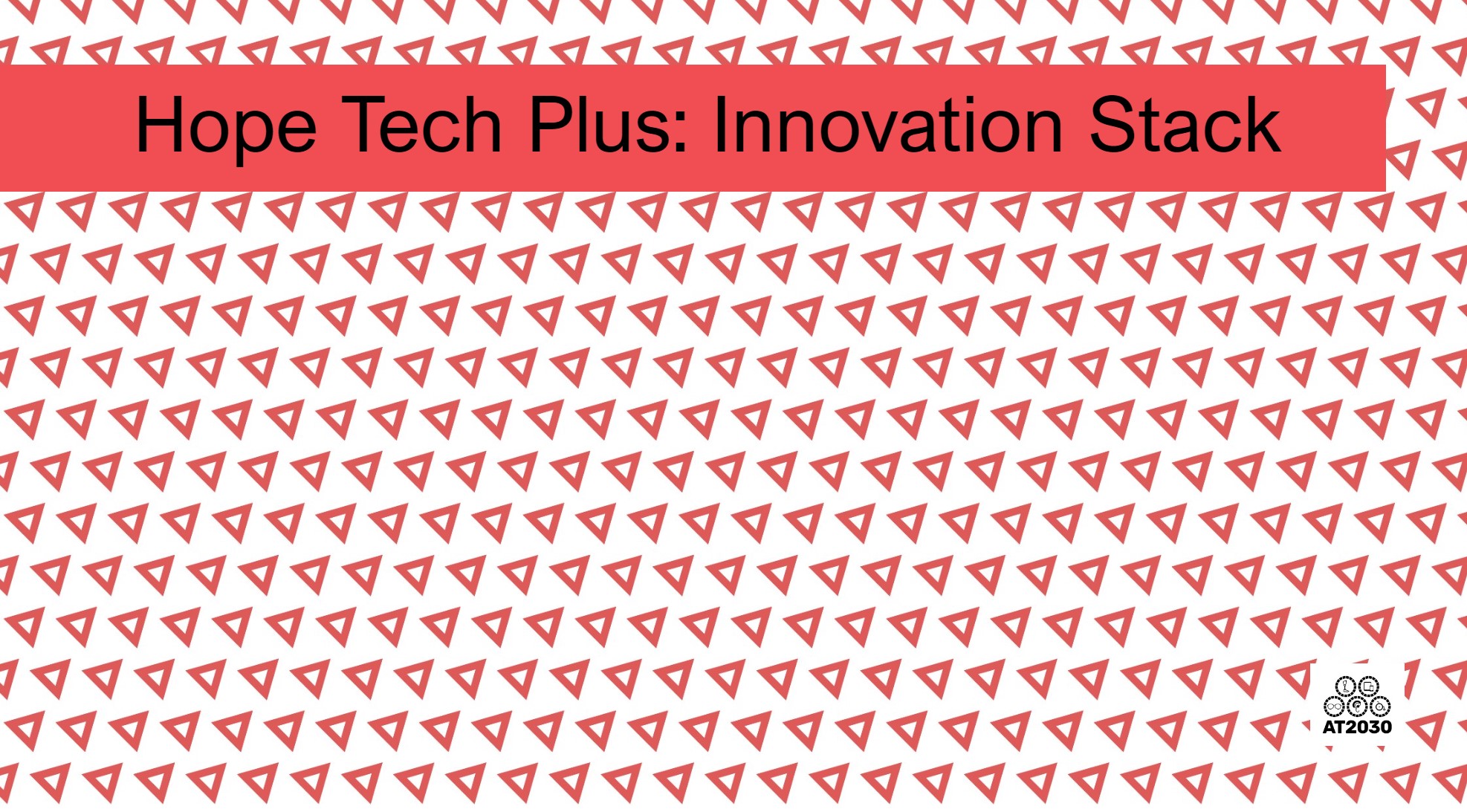 Image of the title 'Hope Tech Plus' with red patterned background Cover Image