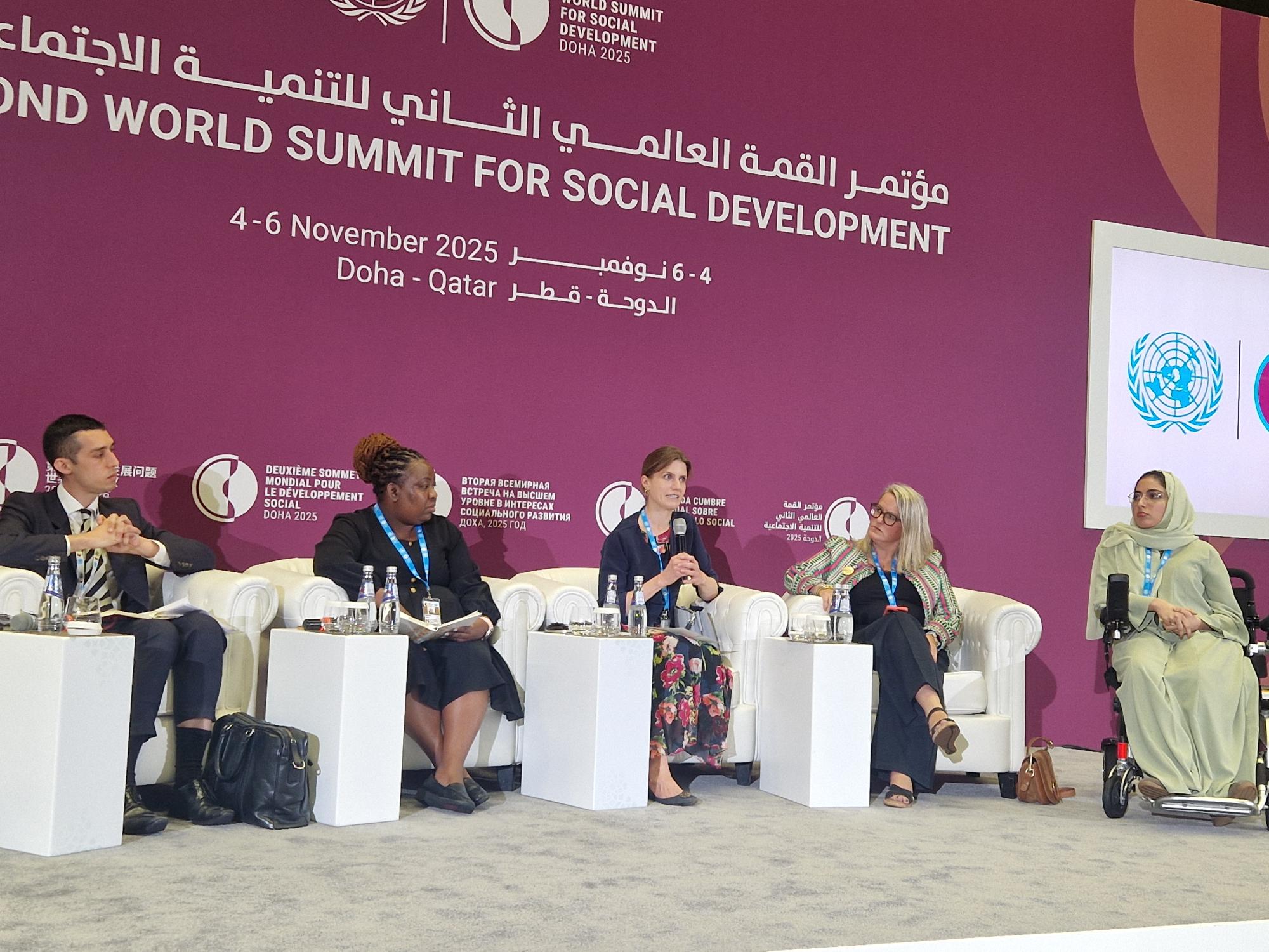 Panelists during the Inclusive Employment: Advancing Access to Decent Work for Persons with Disabilities session Cover Image